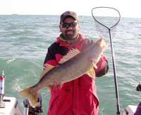 Captain Mark Cassidy of Cast-A-Way Charters in West Bend, WI